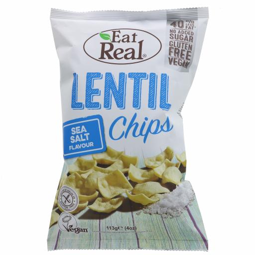 Lentil Chips Sea Salt - 113G