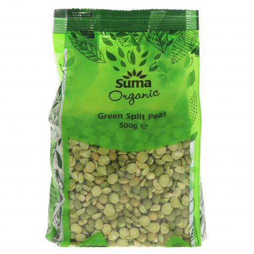 Organic Green Split Peas - 500G