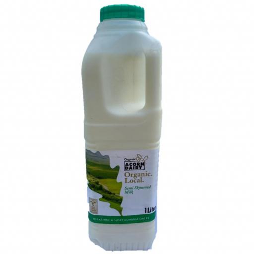 Organic Non-Homogenized Milk Semi-Skimmed - 1L