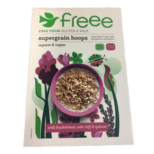 Organic and Vegan Supergrain Hoops 300g
